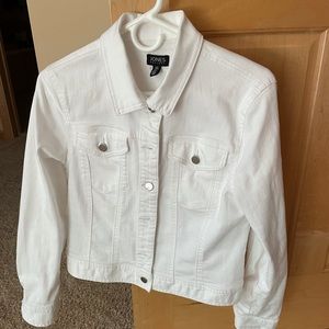 White Jones Jean Jacket